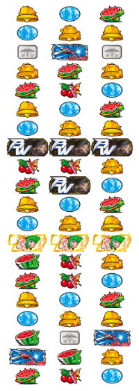 スロット マクロスフロンティア3 リール配列