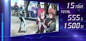 パチスロ マクロスフロンティア3 ART終了画面 偶数示唆