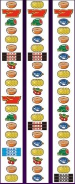ハッピージャックポット　リール配列