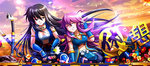 パチスロ 政宗2 ボーナス終了画面 カゲカツ＆ナオエ