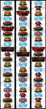 パチスロ 仮面ライダーブラック リール配列
