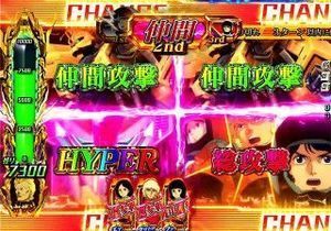 CRフィーバー機動戦士Zガンダム 確変中の演出