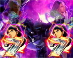 CRフィーバー機動戦士Zガンダム 7図柄テンパイ