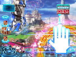 CR遊技性ミリオンアーサー 保留変化予告