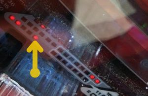 CR戦国無双 朝一ランプ