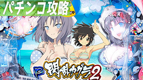 P閃乱カグラ2胸躍る. パチンコ実機꙳*゜