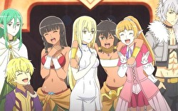 パチスロ ダンまち外伝 ソード・オラトリア エンディング終了画面1