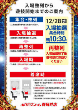 プレイランドキャッスル春日井店 入店の流れ