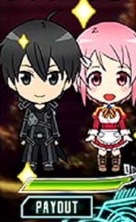 スロット ソードアート・オンライン スワイプ画面