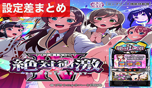 スマスロ絶対衝激4 設定差まとめ記事TOP
