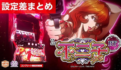 スマスロ不二子 ボーナストリガー 設定差まとめ記事TOP